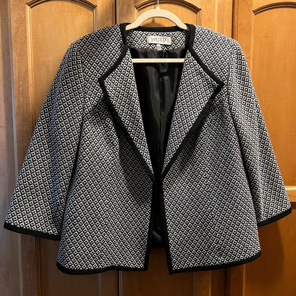 Kasper suit coat and skirt. both pieces lined. Worn a handful of times.